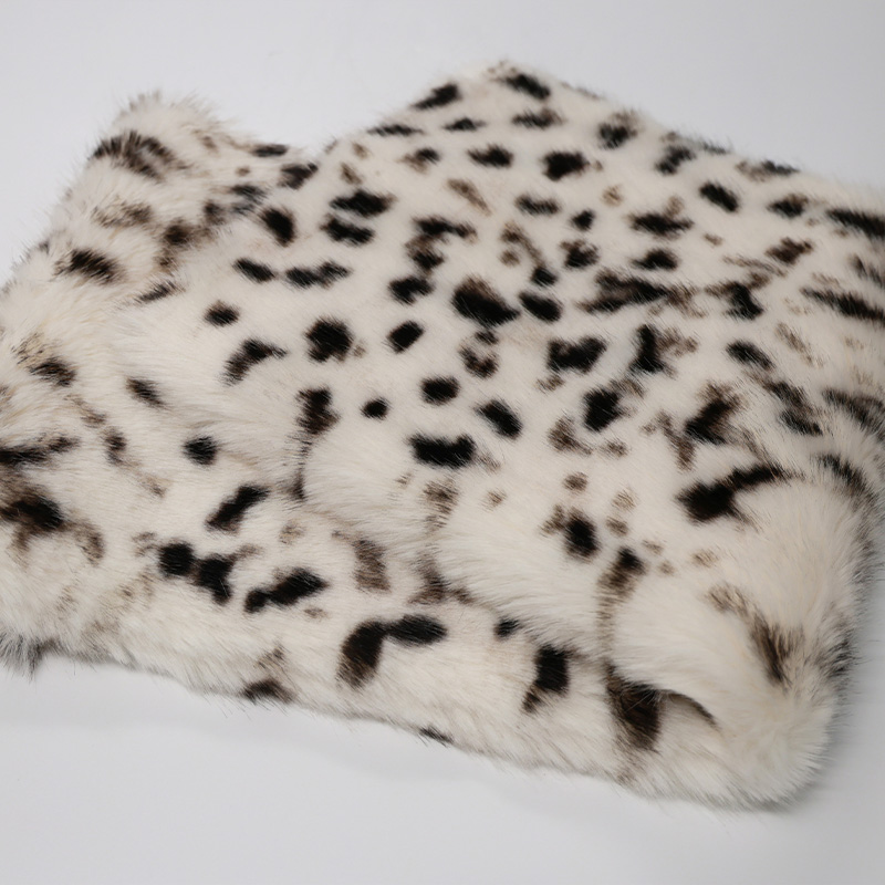 Off-white with black and brown leopard print