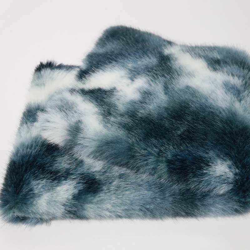 Blue-gray printed toka