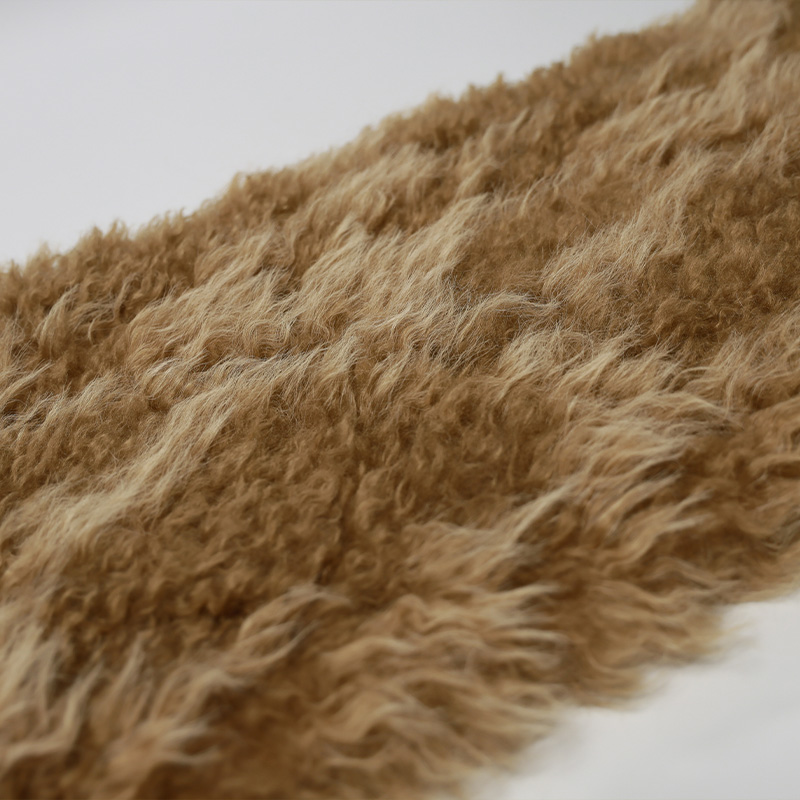 Yellow brown andorra wool