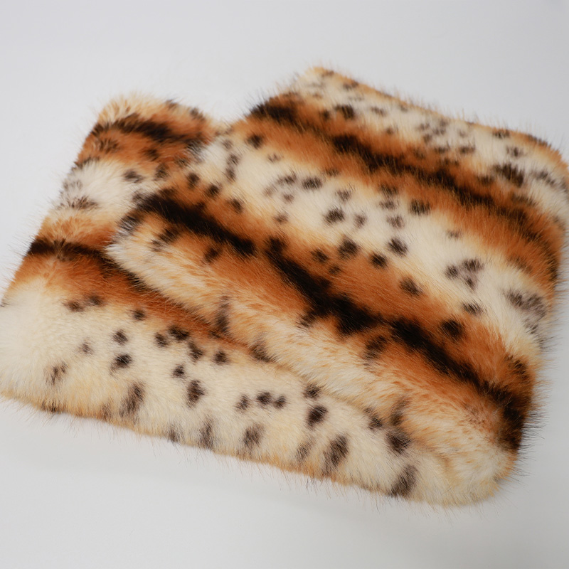 Off-white printed with yellow leopard print