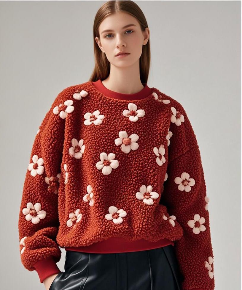 Printed sweater