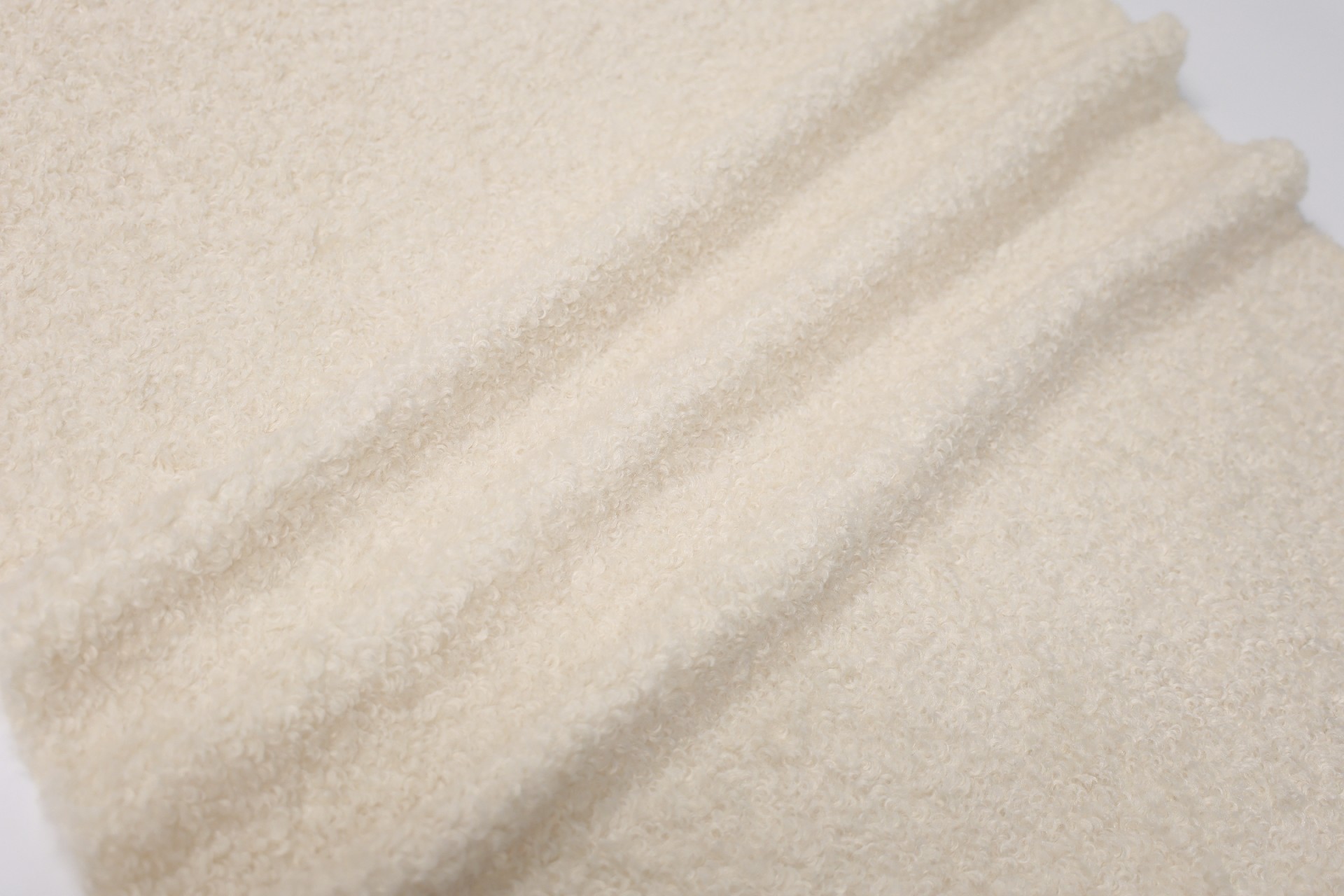 faux fur Champagne Gold Lamb Roll