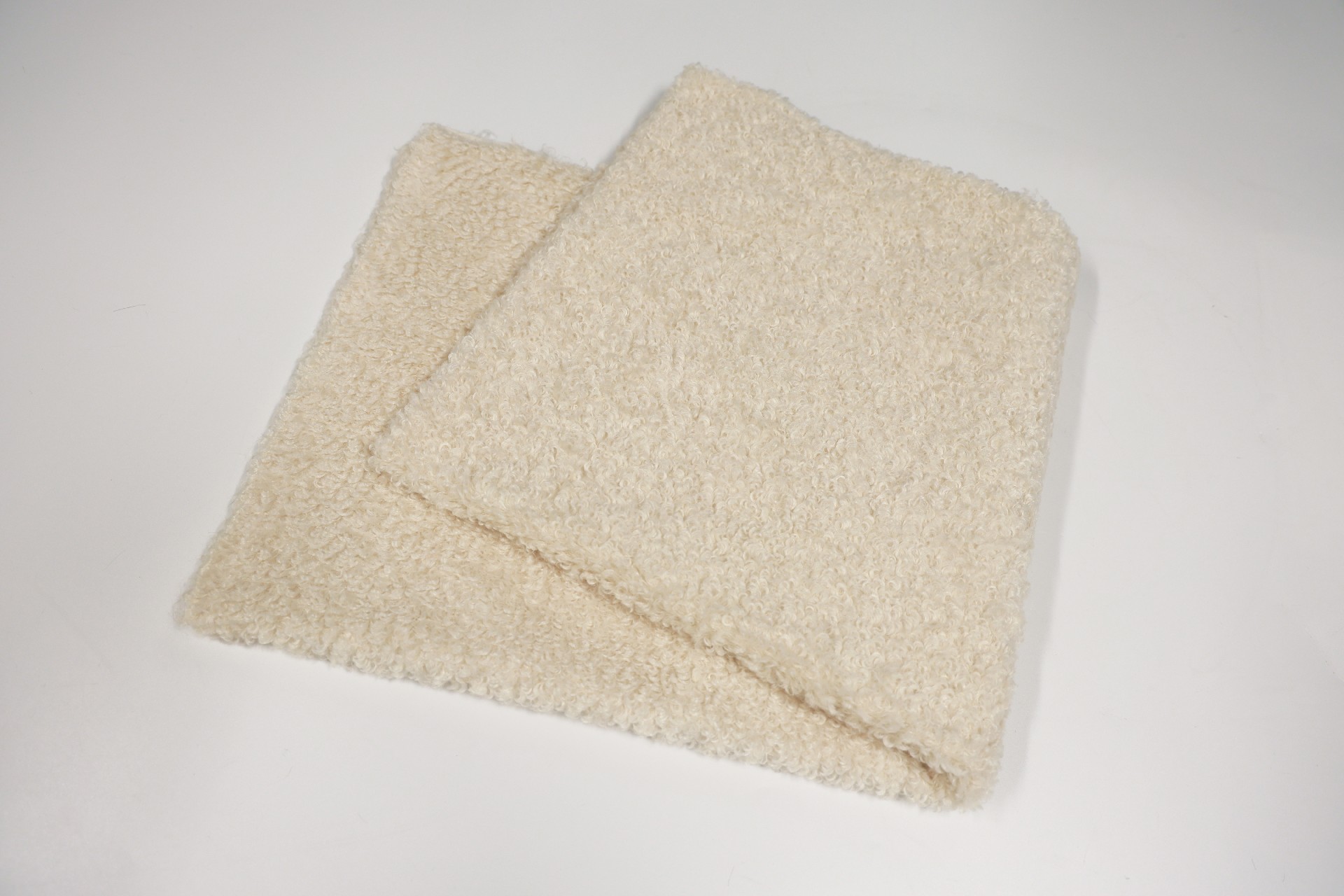 faux fur Champagne Gold Lamb Roll