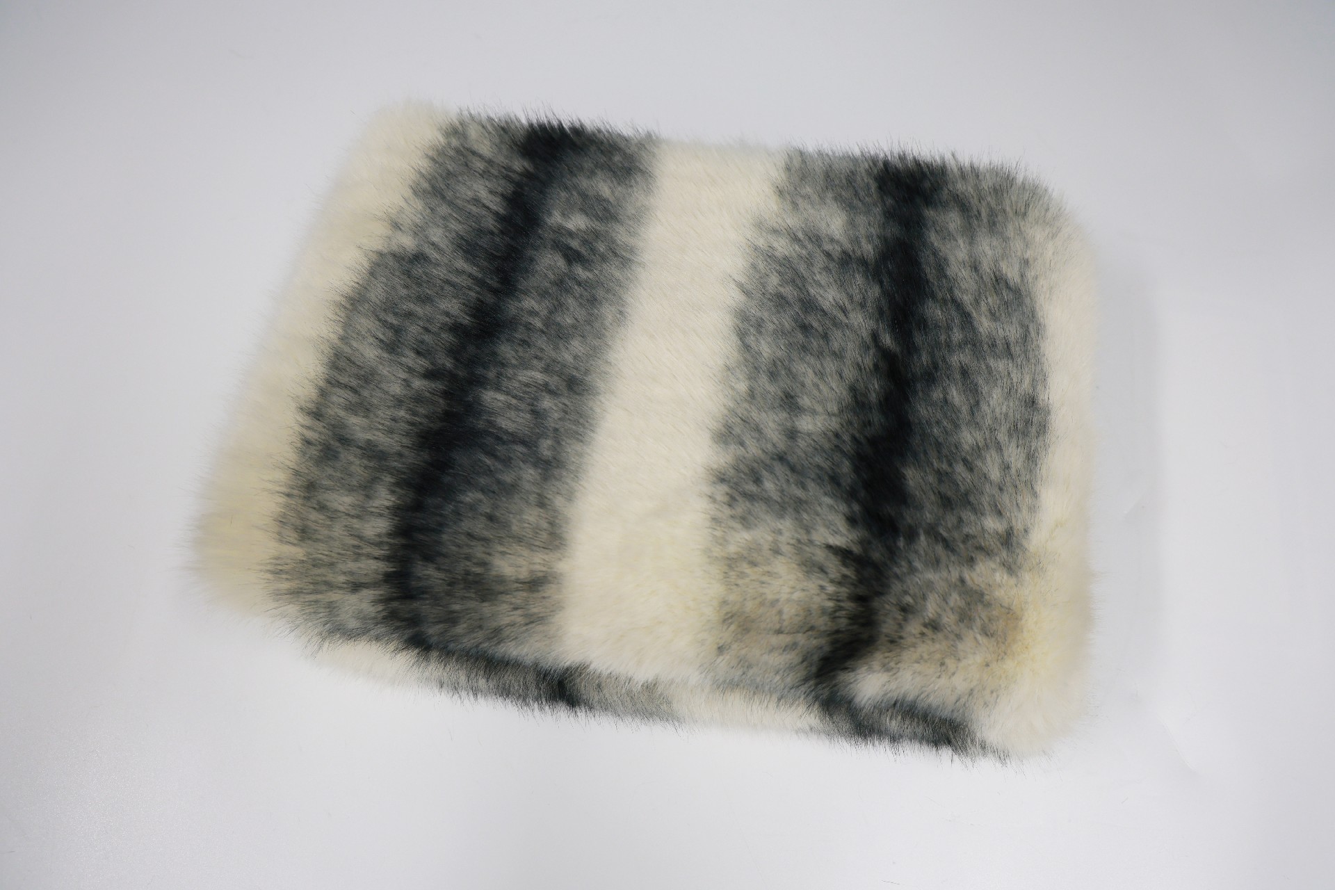 Apricot Printed Fox Faux Fur