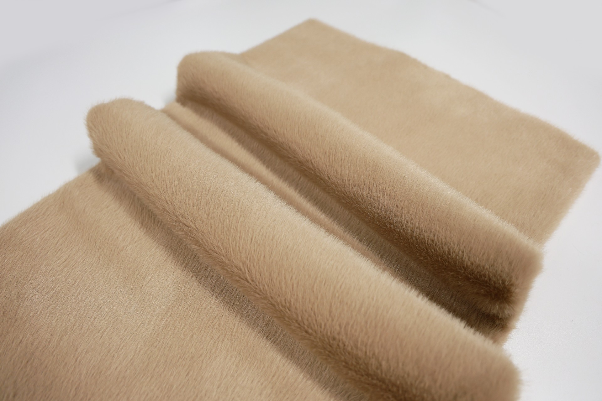 Apricot Mink Faux Fur