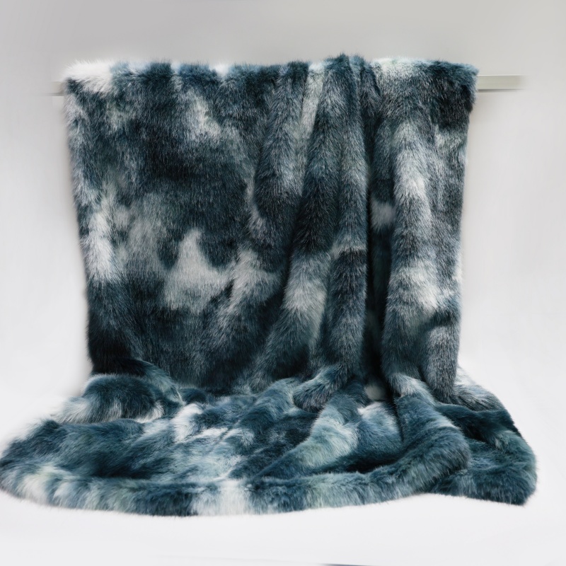 Dragon Print Blanket | Customizable Luxury Faux Fur Blankets