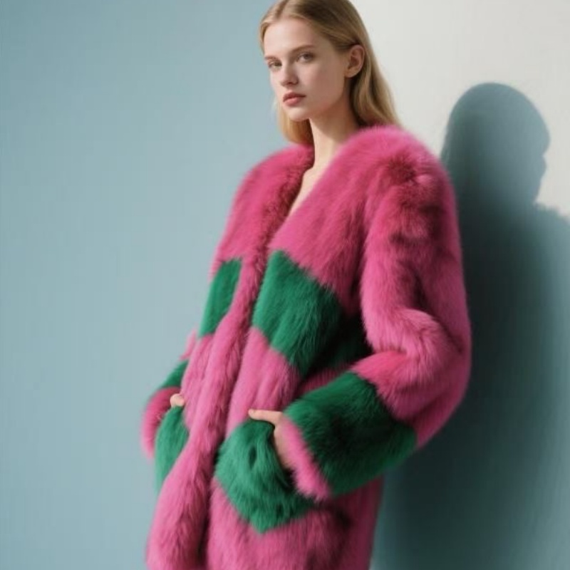 Neon Pink + Green Faux Fur: AW25's Viral Coat Trend Explained