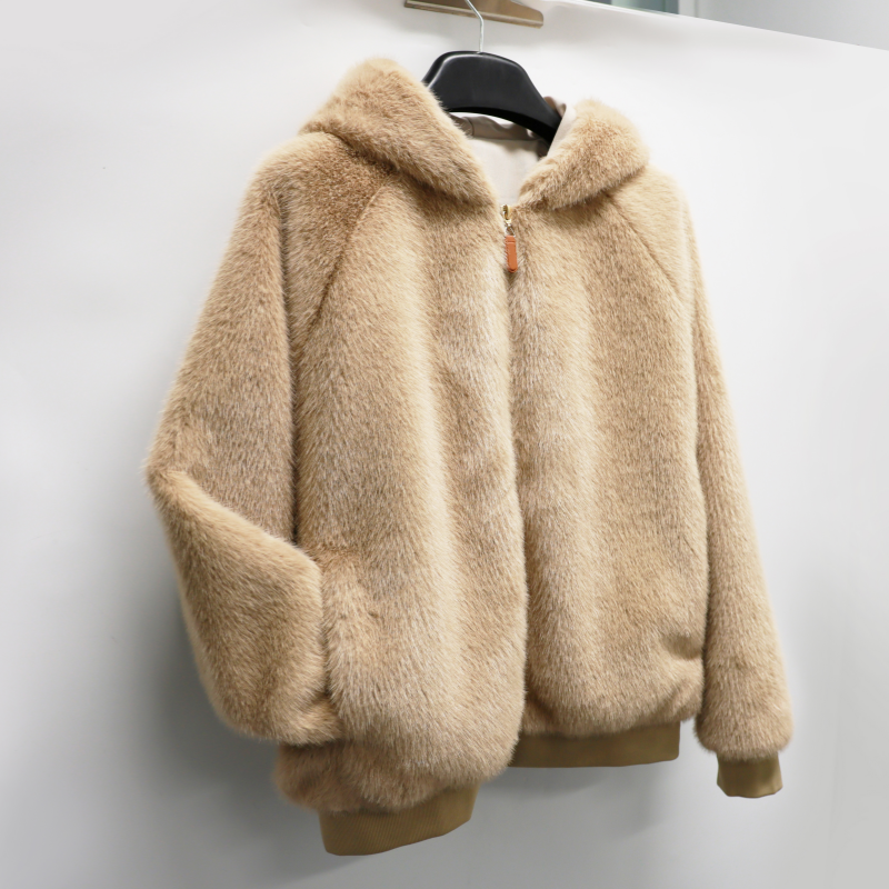 Faux Lambswool Short Coat - Direct from Source Factory Custom Colors Available